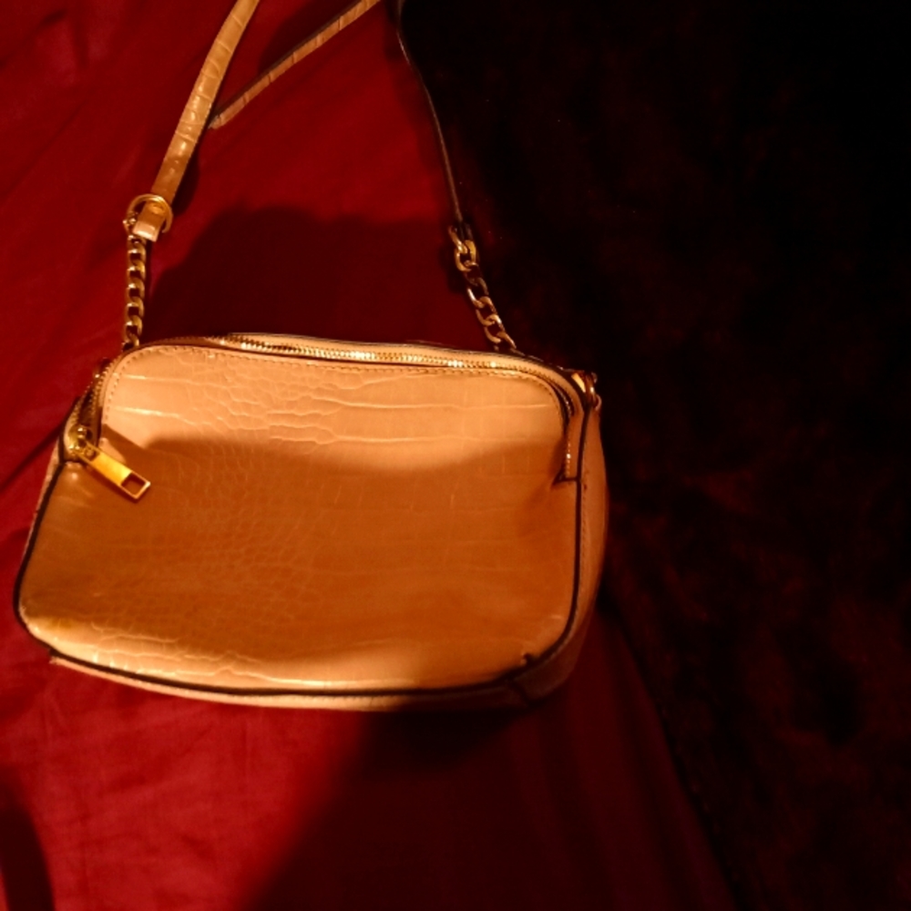 Aldo cross body bag strap purse being